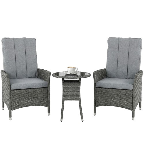 Outsunny rattan bistro - outsunny, set