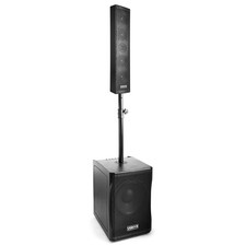 Vonyx VX1200 Active Powered Column Array PA Speaker System - 750W DJ Sound