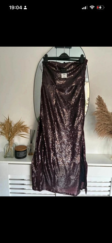 Burgundy bandeau sequin - bandeau,