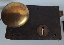 Antique Large Door Rim Lock &