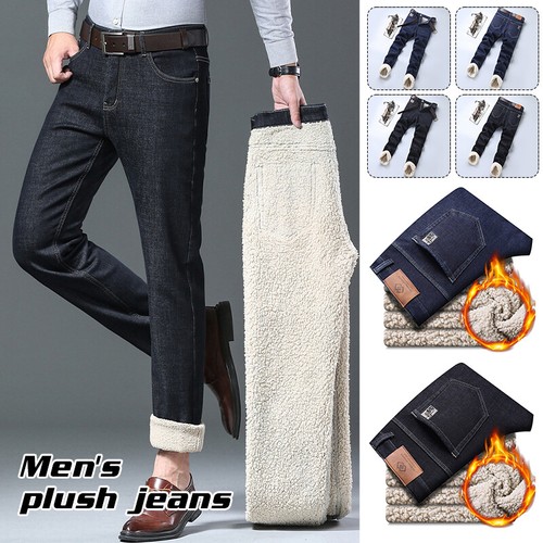 Thick fleece pants mens casual - thick,