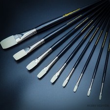 Rosemary & Co Ivory Long Flats Brushes Full Range Singles Fast Shipping