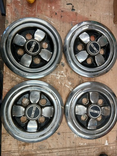 Triumph dolomite hub caps - triumph,