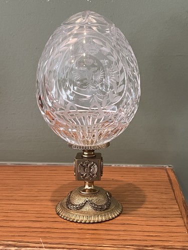 Rare vintage faberge clear - faberge, cut