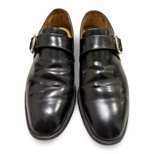 Herring Black Leather Monk