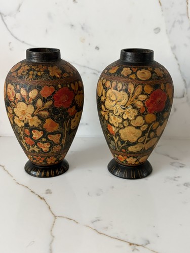 Pair antique kashmiri hand - kashmiri,