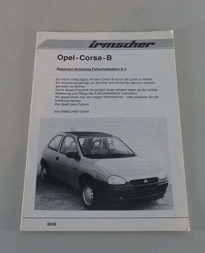 Repair manual opel corsa - repair,
