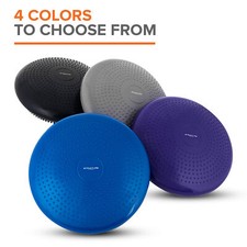 Inflatable Balance Cushion Stability Disc Wobble Balance Board with Free Pump