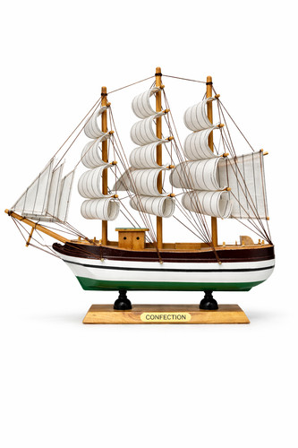 Confection wooden sailing ship - wooden,