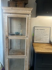 Lime Waxed Large Glazed Larder