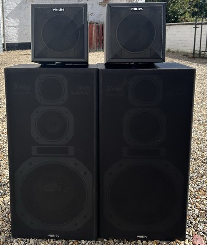 Philips vintage speakers - vintage, hi-fi