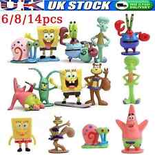6-14Pc Set SpongeBob SquarePants Action Figures Collectible Model Toys Kids Gift