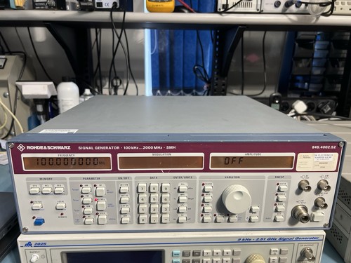 Rohde schwarz smh - rohde, &