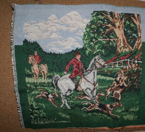 Tapestry fabric pillow panel - fabric,