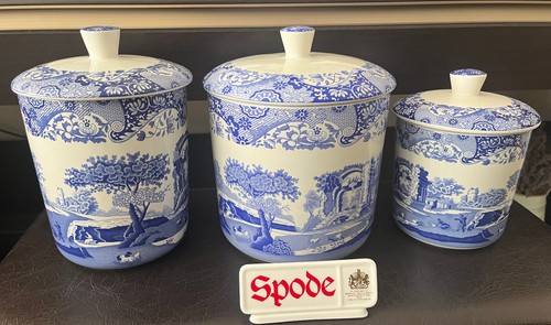 Vintage spode blue - blue, 3pc