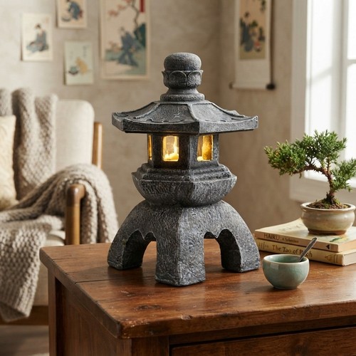 Garden gnome solar - solar, pagoda