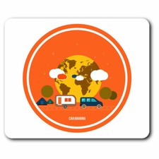 Computer Mouse Mat - Caravan Motorhome Camping Van Bus Office Gift #9247