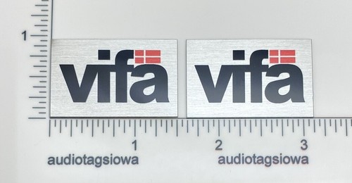 Vifa speaker grill badges pair - badges,