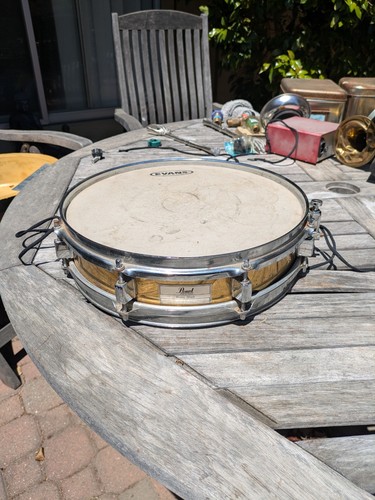 Pearl brass shell 14x3 snare - brass,