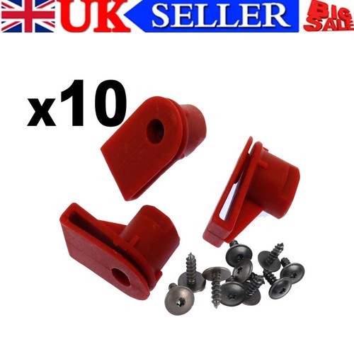 10x screw clips - screw, in