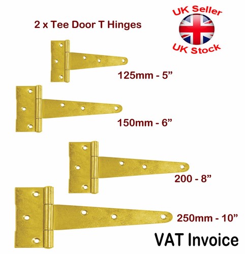 Galvanised tee t hinges - 2,
