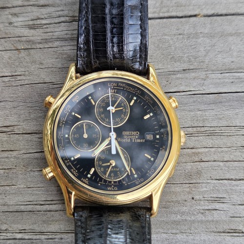 Vintage seiko world timer - vintage,