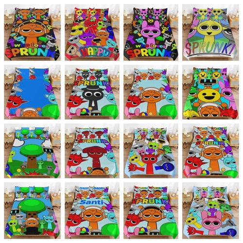 Kids sprunki quilt cover duvet - kids,
