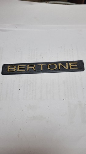Bertone car badge boot - bertone,