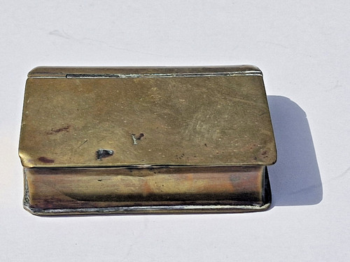 Vintage trench art vesta - trench,