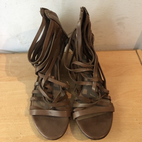 Ash leather sandal shoe - leather,