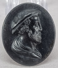 Wedgwood Henry VIII Black Basalt Portrait Medallion Plaque C.1780-1795