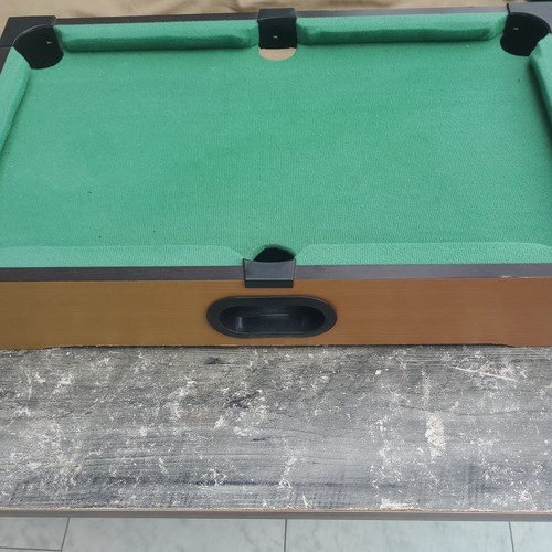Table top pool - table,