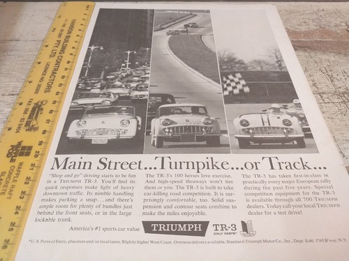 Triumph tr3 sports car - triumph,