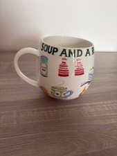 Crown Trent UK Fine Bone China Soup And A Roll Mug ☕️ Very Good Condition