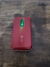 Doro 6820 Big Button Flip Phone 3G Red, Assistance Button O2   Phone Only 56 