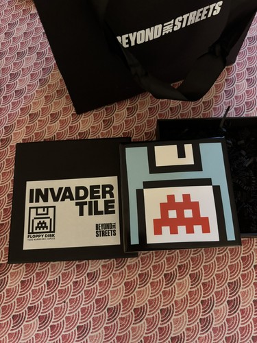 Invader tile floppy - invader, disk