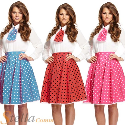 Ladies polka dot rock roll - polka,