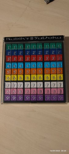 Vintage rubik sudoku numbers - rubik's,