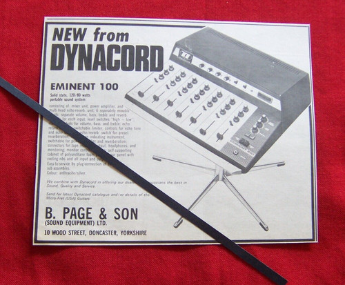 Dynacord eminent 100 - eminent, reverb