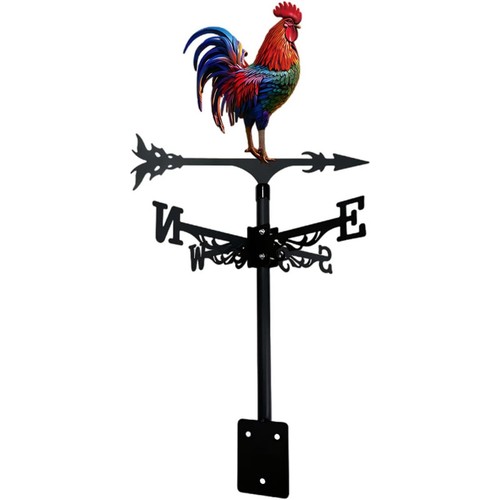 Outdoor metal rooster - metal, weather