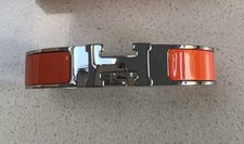 HERMES CLIC H SILVER ORANGE