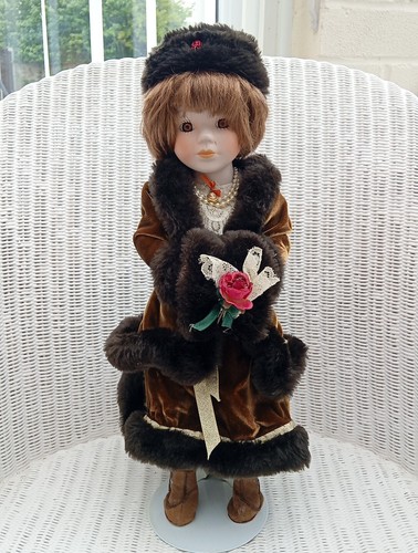 Porcelain doll in - 16",