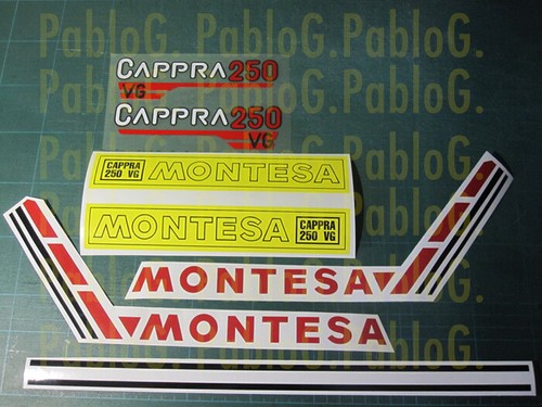 Montesa cappra 250 - 250, decal