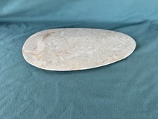 Zara Home Decorative Marble Tray Plate, Light Brown, 30cm x 17cm