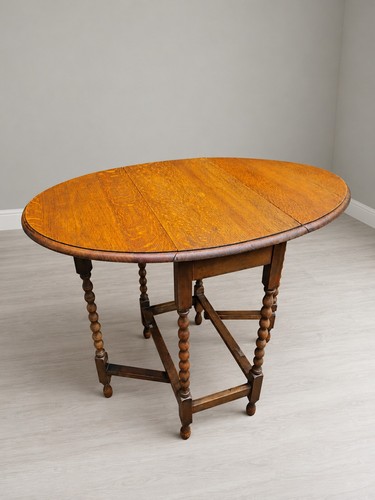 Antique oak drop leaf - oak,