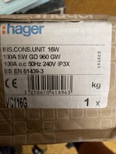 Hager 16 way Consumer Unit