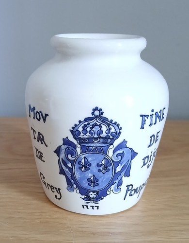 Vintage dijon mustard pot - vintage,