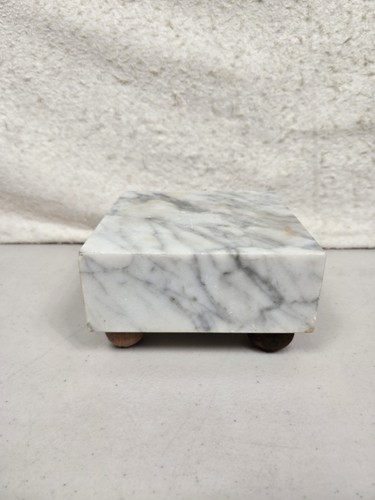 Carrara marble block 5x5x2 - marble,