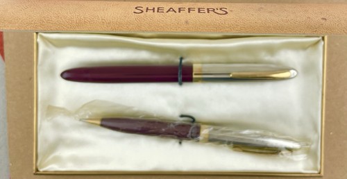 Vintage burgundy sheaffer - burgundy,
