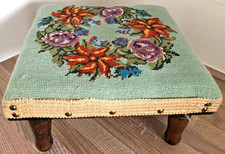 Vintage Footstool - Floral